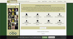 Desktop Screenshot of deepundergroundpoetry.com