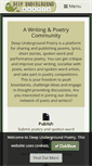 Mobile Screenshot of deepundergroundpoetry.com